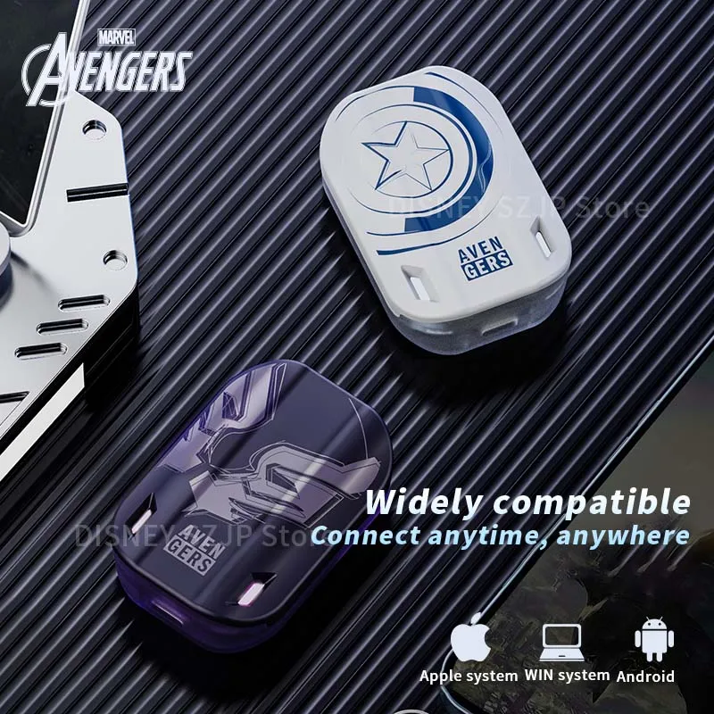 New Disney MR19 HiFi Stereo Sound Headset Sliding Cover TWS Gaming Wireless Earphones Bluetooth 5.3 Headphones Long Battery Life