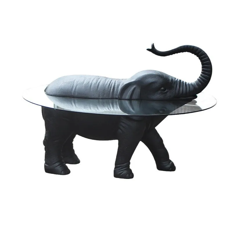 

Creative elephant coffee table personalized small apartment living room special-shaped animal