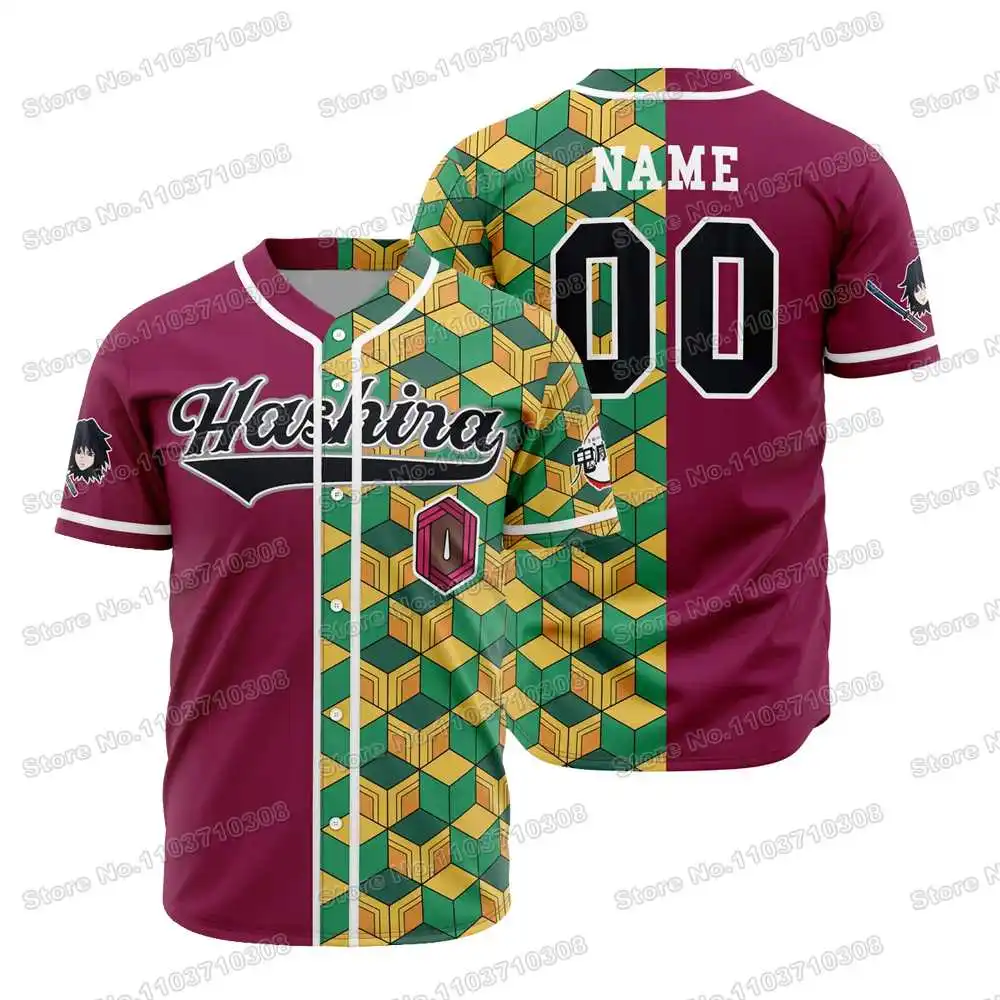 

15th Popular Cartoon Anime Customizable Game Baseball Golf Fishing Camping Running Jersey Shirt T-shirt Printing Name Number