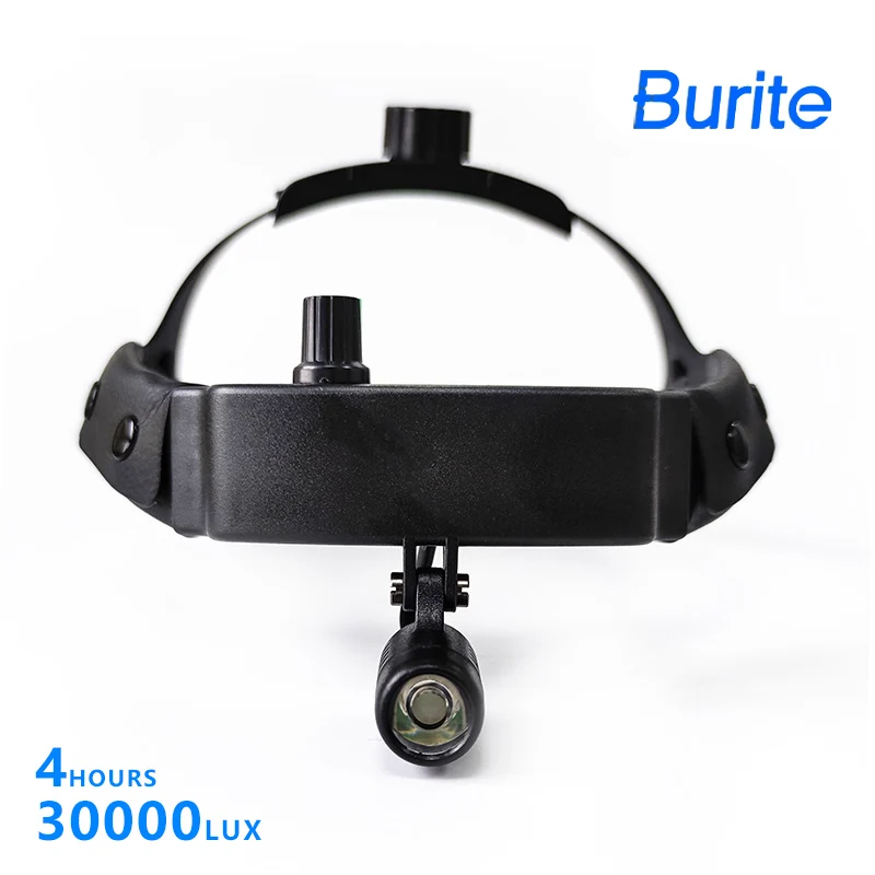 LED headlight for Dental Loupes ENT Medical High Intensity Headlamp Wireless Operation Build in Battery Helmet Lamp