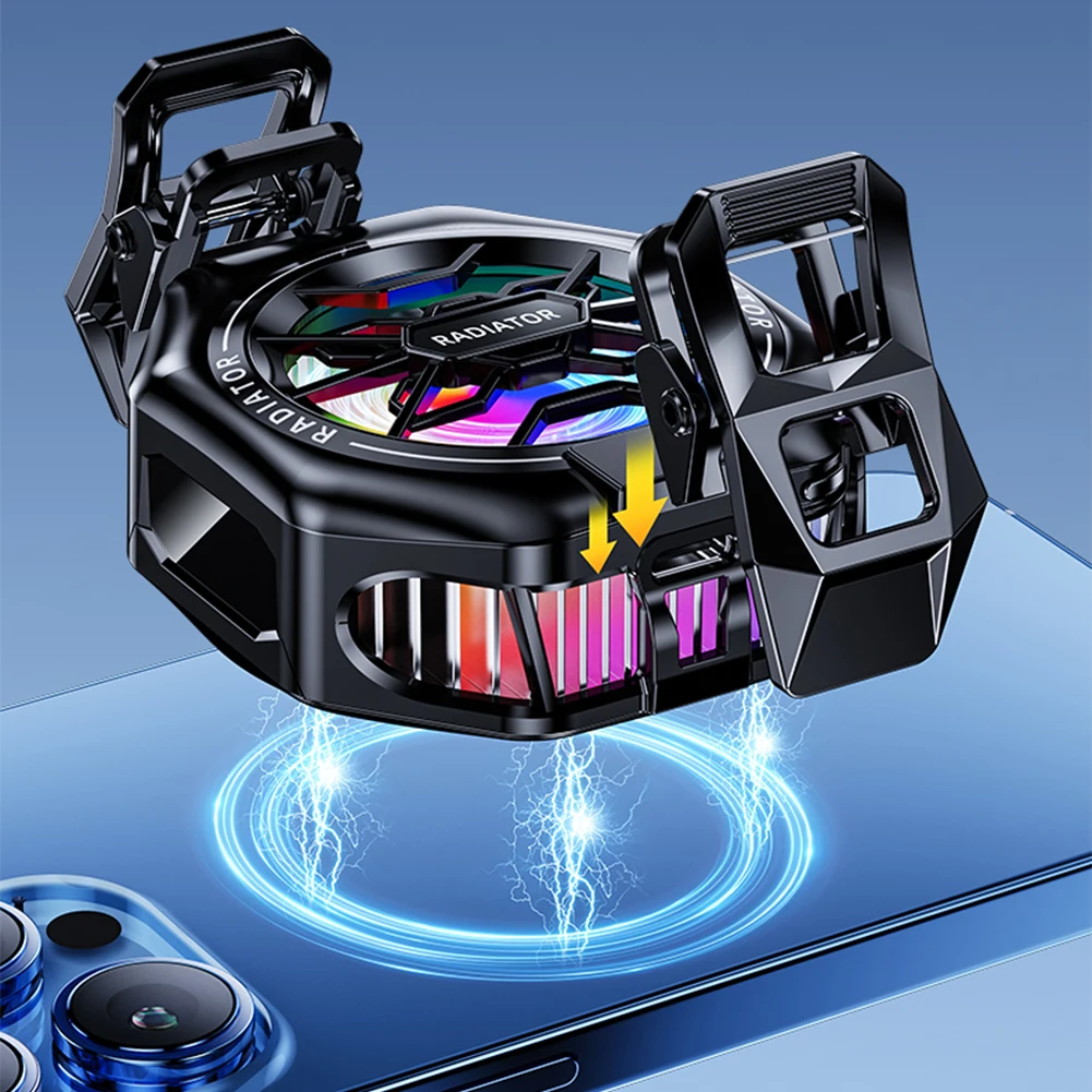 

Магнитный вентилятор-кулер для телефона для специального планшета с алюминиевой подставкой для ноутбука, планшета, радиатора, охладитель Пельтье для iPad, iPhone Mac