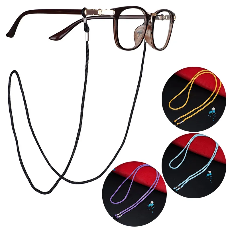 Óculos coloridos Strap Eyeglasses Lanyard Mulheres Óculos Cadeia Óculos De Sol Corda Corda Homens Máscara Cadeia Eyewear Holder Acessórios