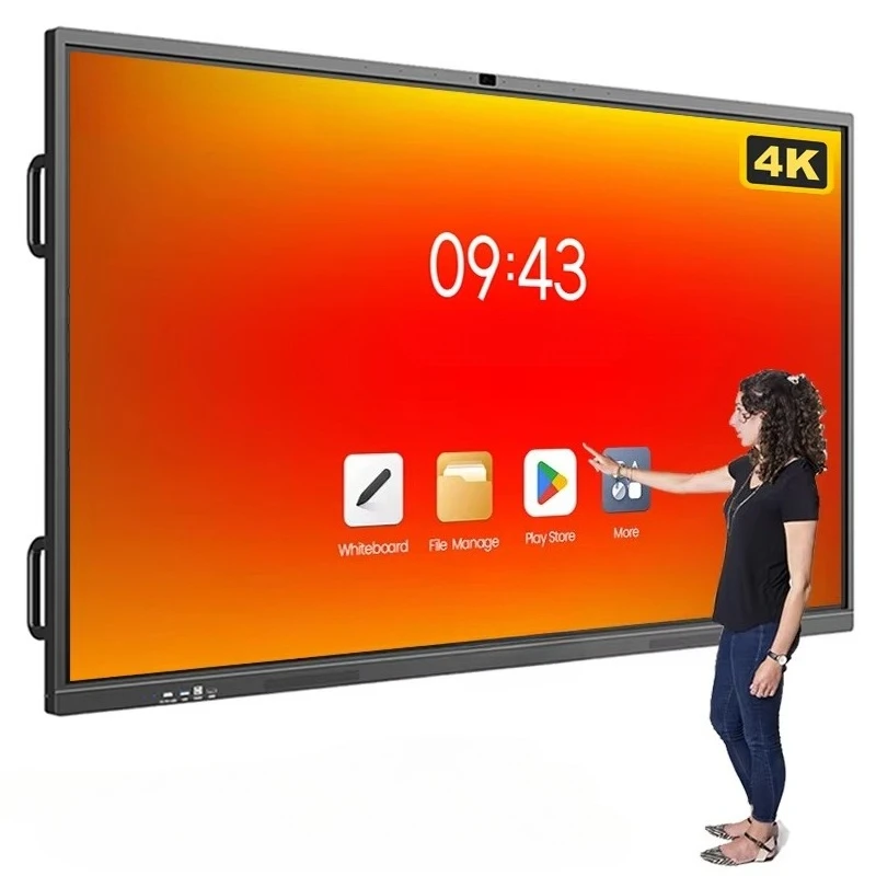 55 65 75  86 100 110 Inch Interactive Flat Panel Multi Touch Screen Digital Whiteboard Smart Board for Education