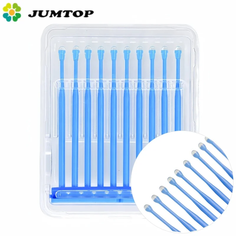 20Pcs Dental Applicator Sticks Disposable Adhesive Tip Tooth Crown Porcelain Veneer Dentistry Materials Brush Applicator