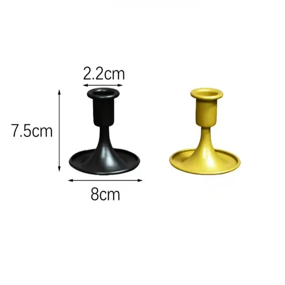 Taper Candlestick Holders Vintage Metal Candle Holder Table Centerpiece For Wedding Party Festival Candle Stands Home Decoration