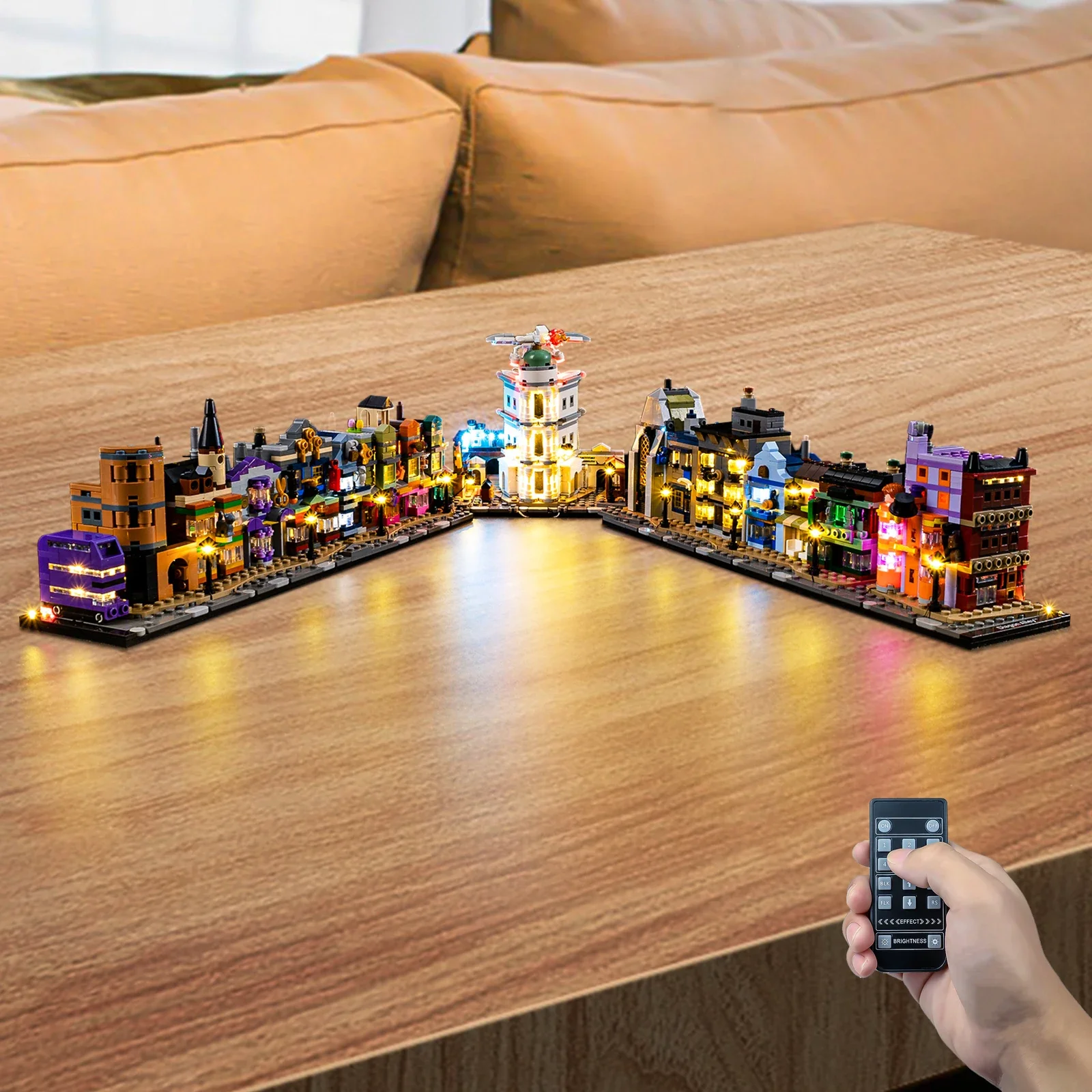 

No Model LED Lighting Set Suitable for LEGO Diagon Alley Wizarding Shops 76444 (Excluding Building Blocks)