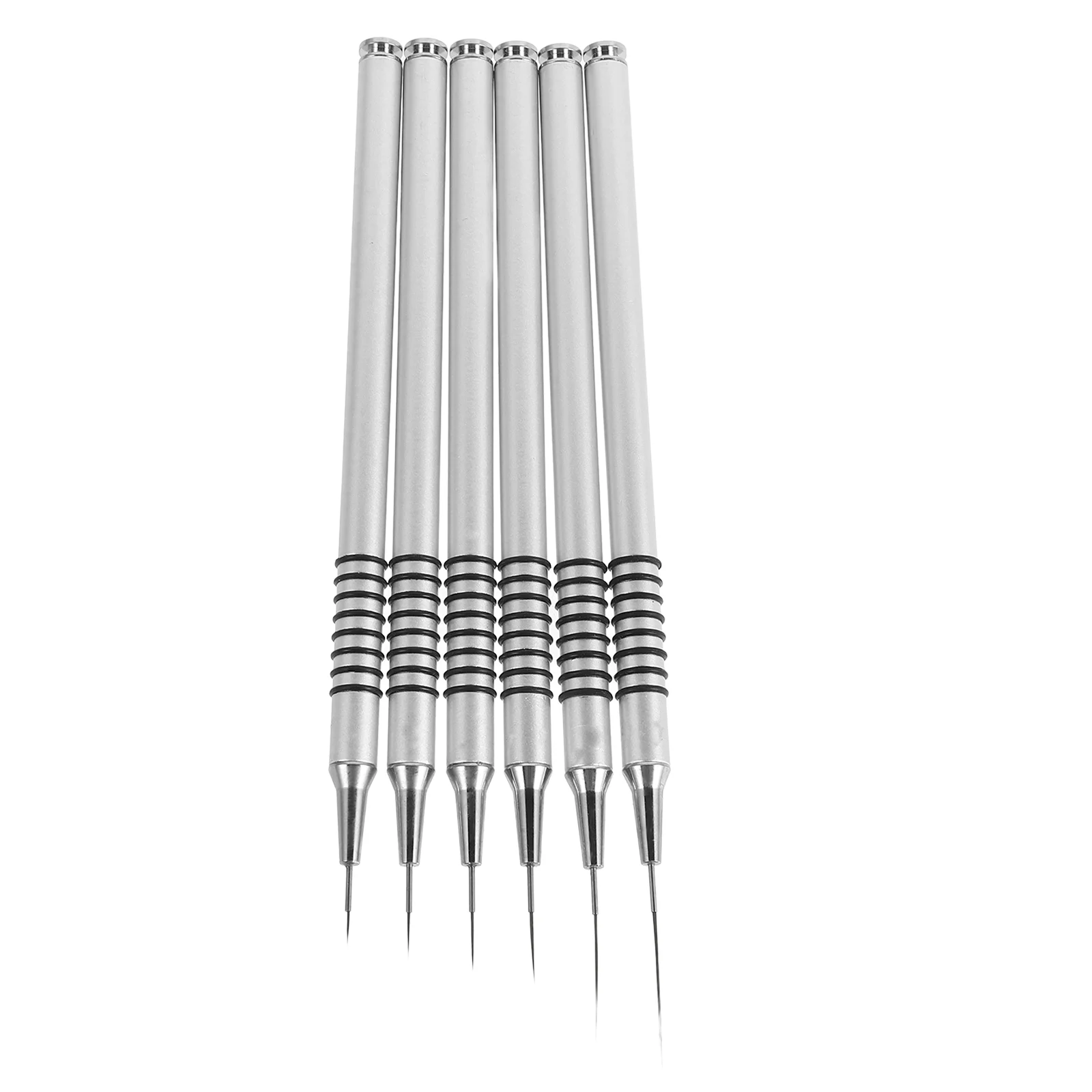 6 -Piece Nail Pen Set Brush for Nails Design Brushes Cleaning Drawing Pens Brow Pencil