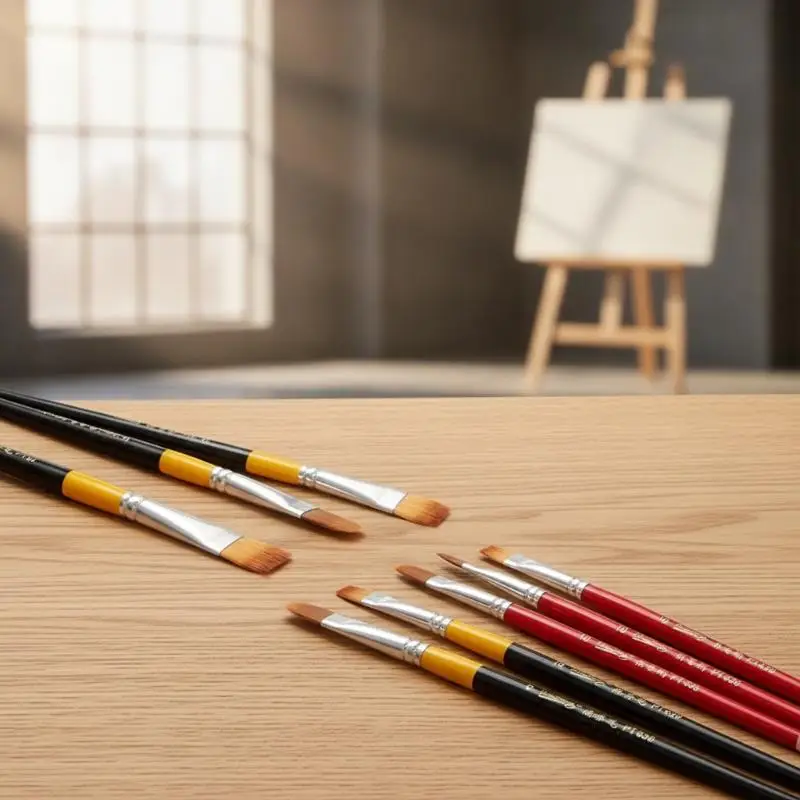 3Pcs Professional Artist Paint Brushes Set Artist Paintbrushes For Acrylic Oil Watercolor Acrylic Painting Watercolor Creation