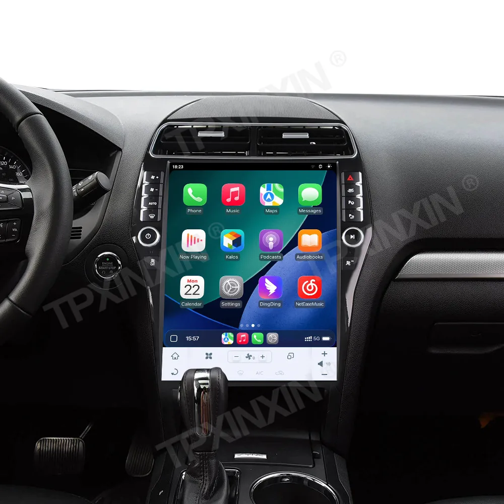 For Ford Explorer 2011~2019 Auto Gauge LCD dashboard Android 15 Car Radio GPS Multimedia Player Navigation Car Stereo Head Unit view 2