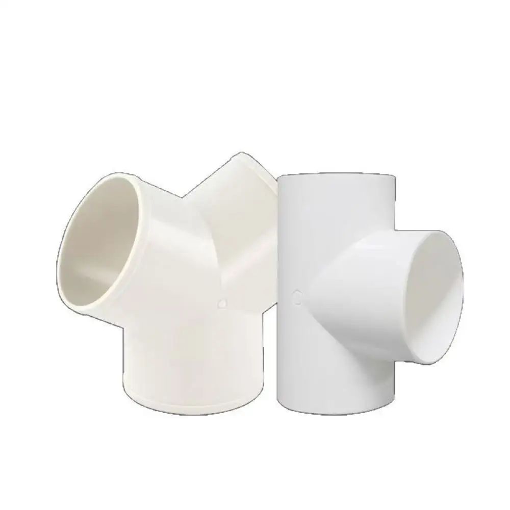 Ventilation Hose Connector Y Shaped T Style Pipe Fitting 100mm 150mm Reducer Joint Air Duct System Exhaust Airflow Adapter