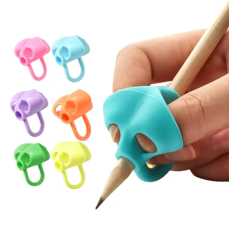 

120Pcs Students' Writing Posture 3 Finger Pen Holder New Student Stationery School Supplies Student Pen Holder