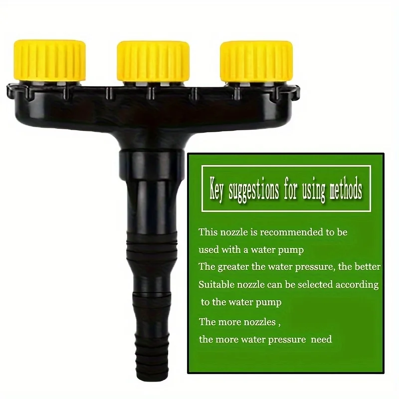 

Garden Watering Sprinkler Head For Nursery Irrigation Three-Way Sprinkler Series Garden Watering Pipe Sprinkler Watering Nozzle