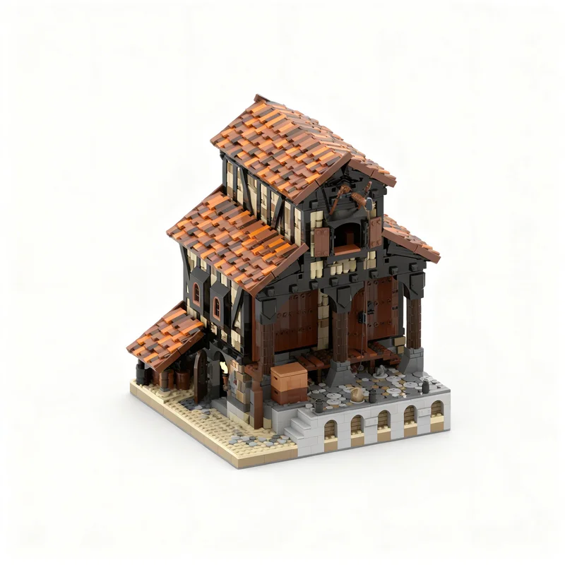 3633pcs MOC Pirates Port Sauvage The Warehouse Model Building Blocks Toy Architecture Christmas Gifts Assemble Idea Kids Brick