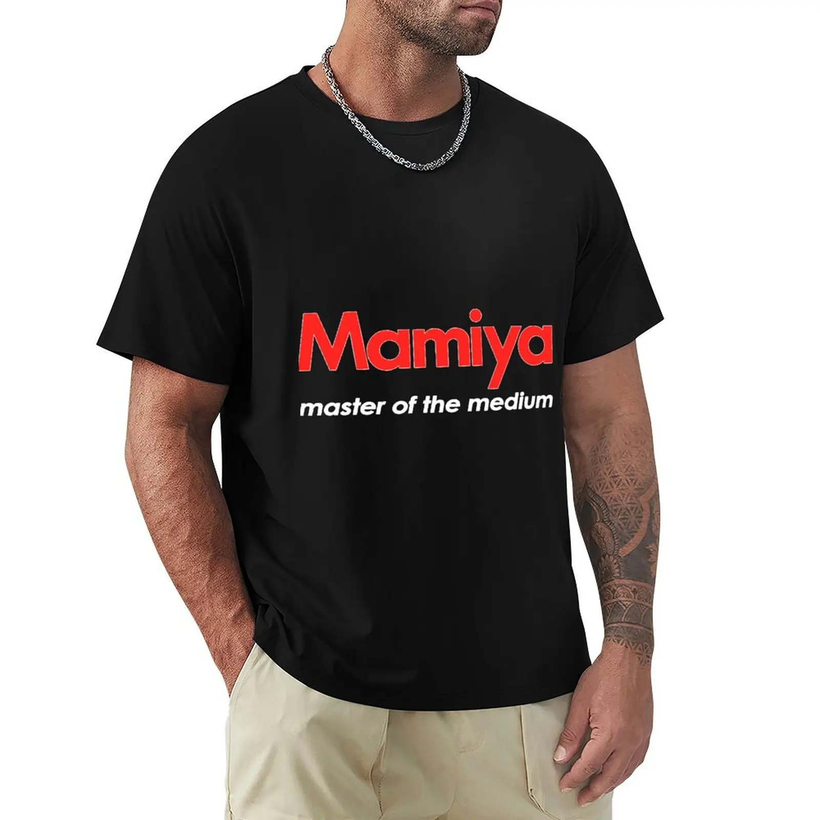 

Mamiya Photography Logo T-Shirt Novelty Graphic Tee Shirt