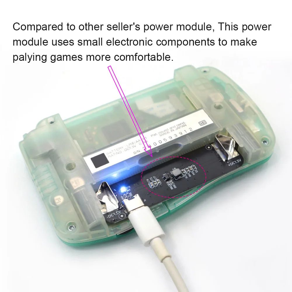 USB Type-C Power Module Replaceable Power Board For WS/Wonder Swan Color/Wonder Swan Crystal Color Console view 2