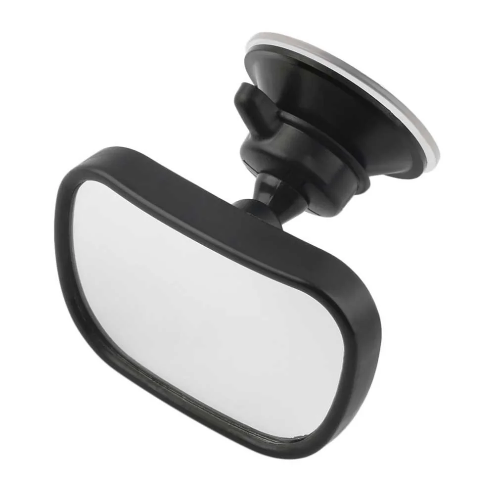 Rear Interior Vehicle Mirror with for acrylic Glass and Dual Installation Options Clip Holder and Suction Cup for Infant
