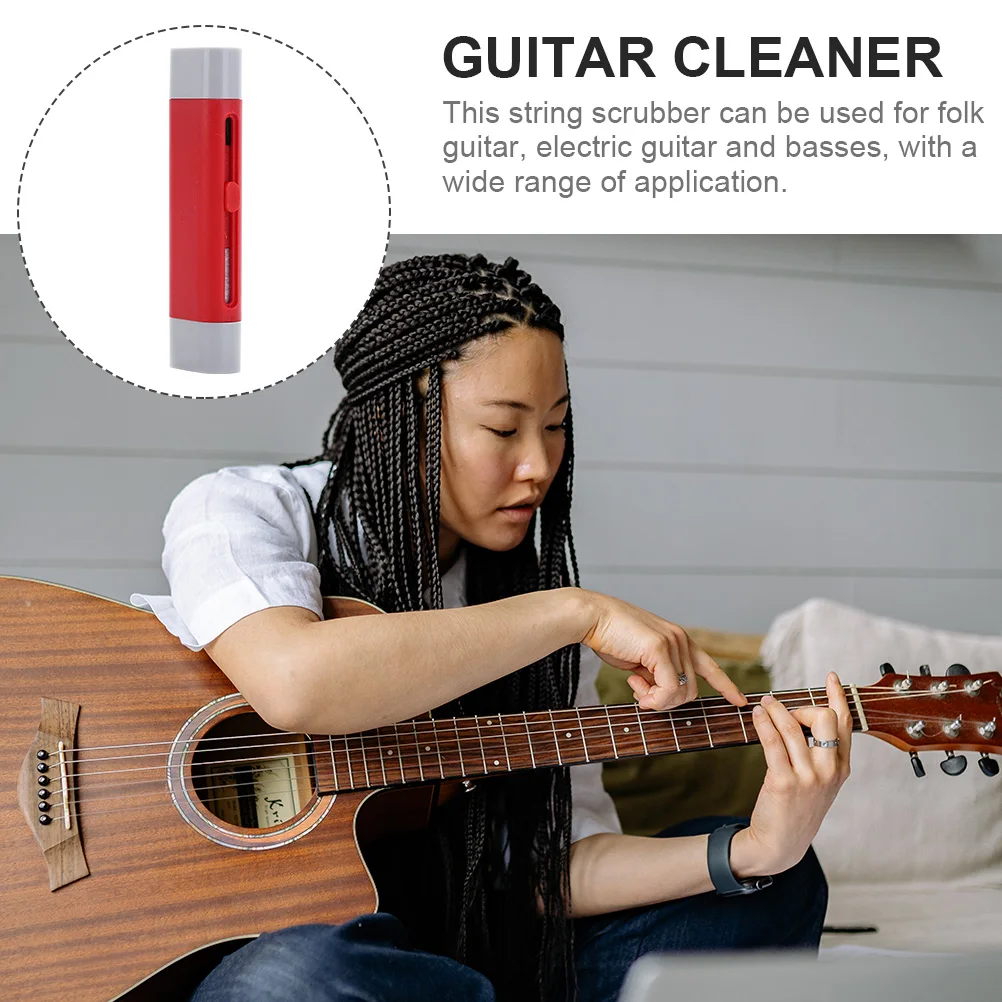 

Guitar String Cleaner Portable Reusable Scrubber For Electric Acoustic Bass Ukulele String Instrument Care Tool Accessory