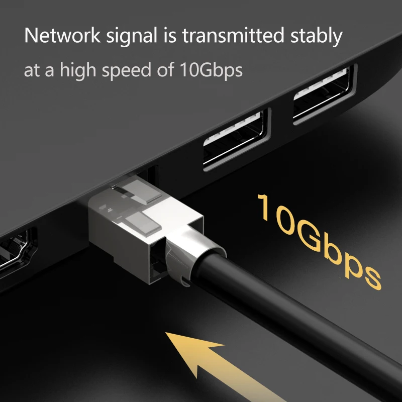 CAT7 rj45 connector 10Gbps 50U CAT6A ethernet cable plug network SFTP FTP full shielded lan jack pass through 1.5MM  hole