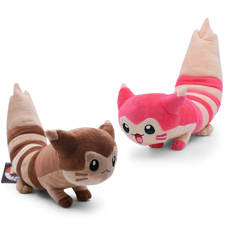 Pokemon Pikachu Furret juguetes de peluche pasatiempos recoger Kawaii Furret muñecos de peluche Anime niños cumpleaños regalo de Navidad