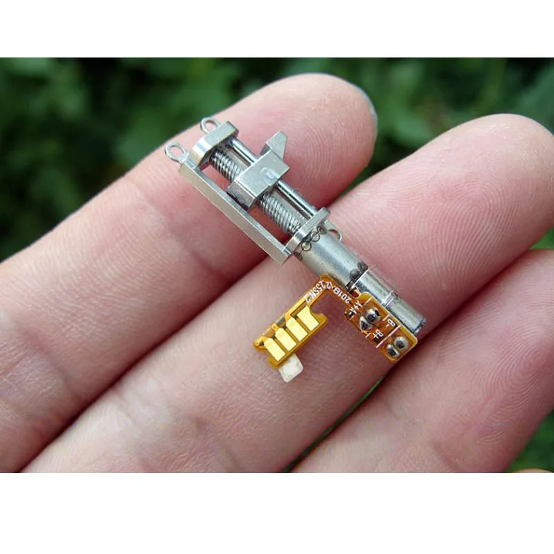 Precisão Desaceleração Planetária Lift Mini Push Rod Parafuso Slide Stepper Motor Atuador Linear Longo Rolamento de Esferas dc 5v 60 Pcs