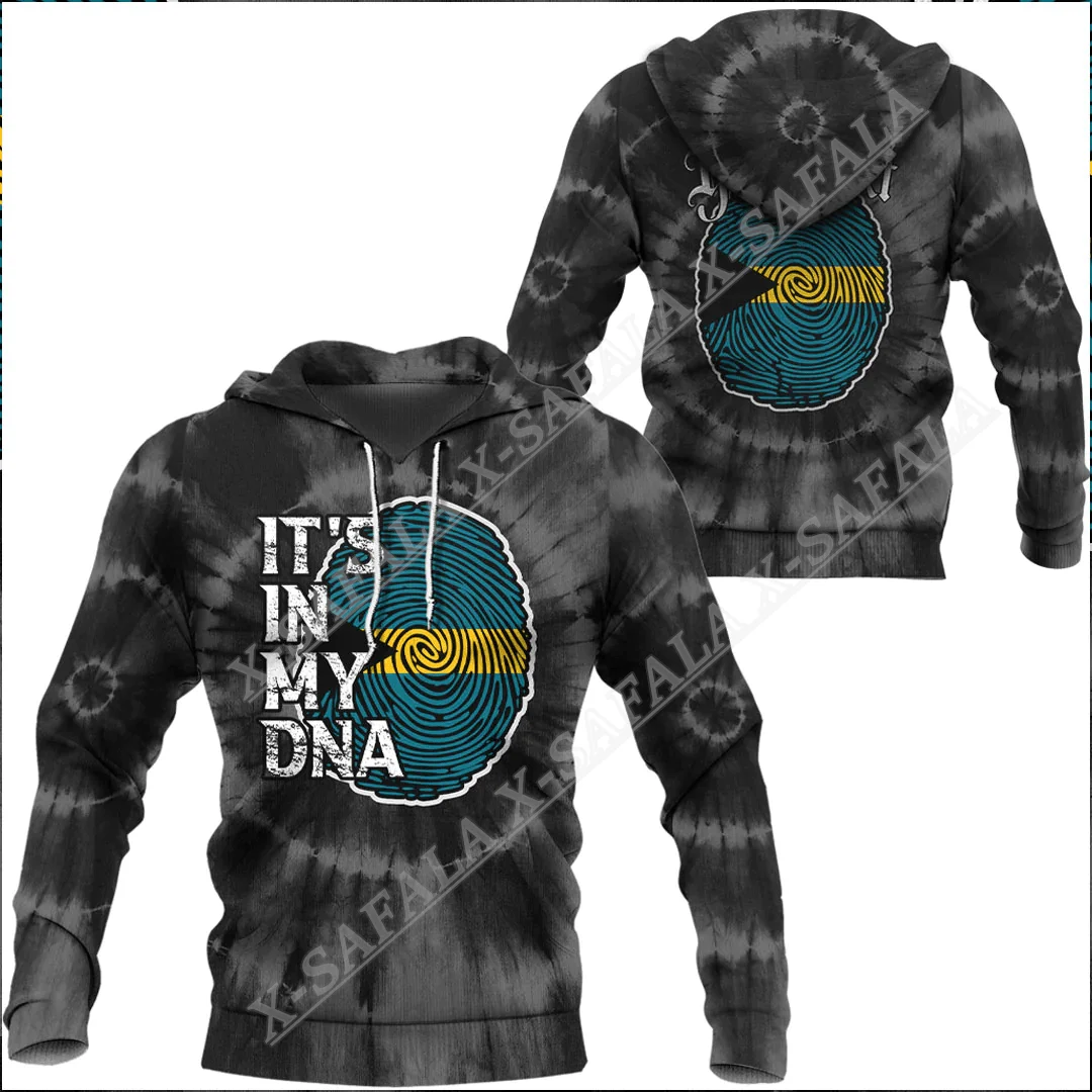 

Beautiful Bahamas It's In My DNA 3D Print Zipper Hoodie Mens Pullover Sweatshirt Hooded Jersey Tracksuits Outwear Coat Casual