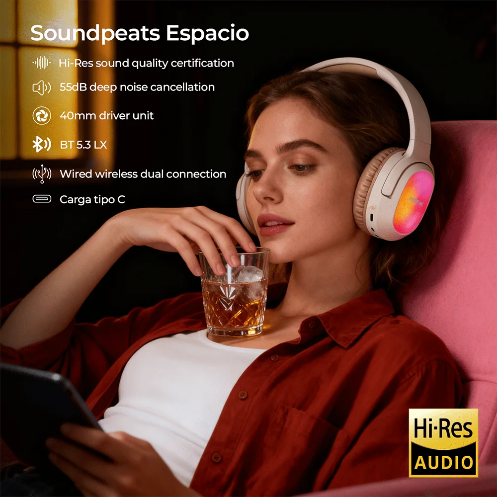 أوديفونوس إينالامبريكوس بلوتوث 5.4، Cancelacion Activa de Ruido، Response de Frecuencia 20-20000 هرتز، صوت عالي الدقة، #2