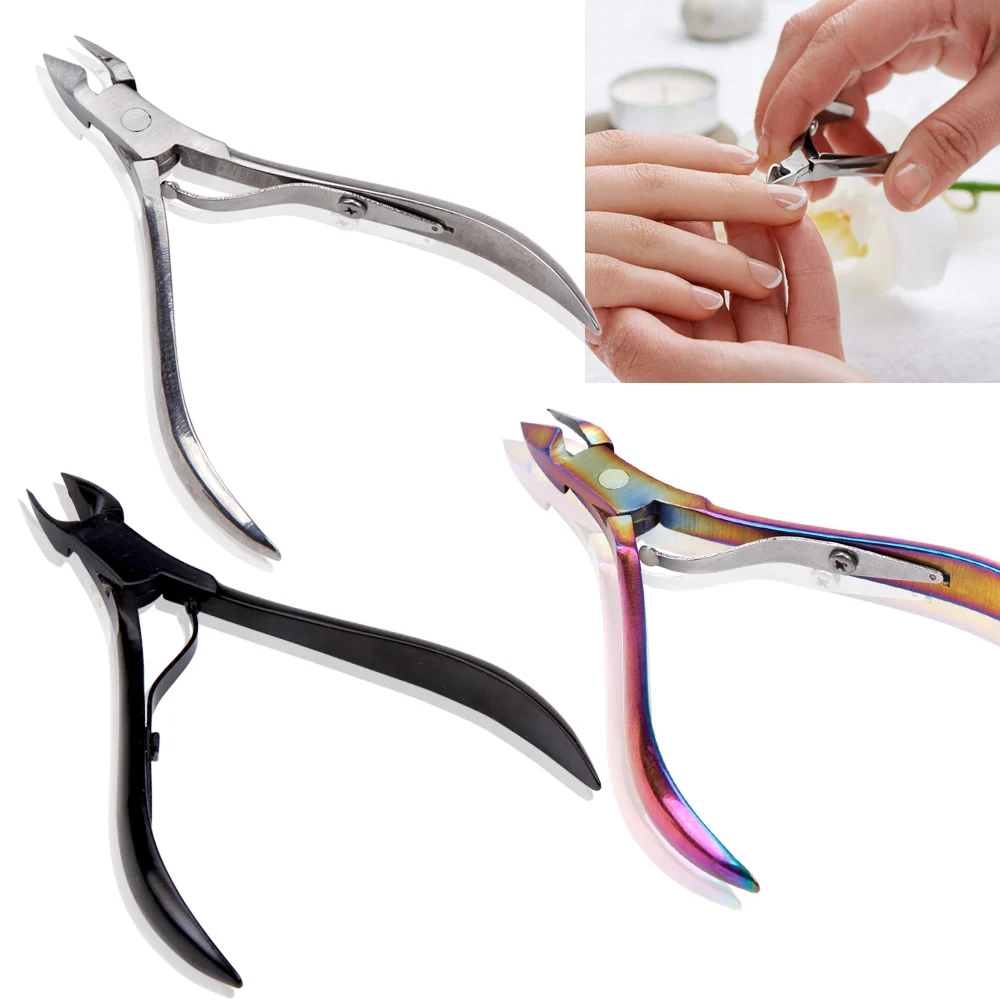 

Nail Cuticle Scissors Cuticle Nipper Cutter Stainless Steel Manicure Pusher Dead Skin Remover Nail Clipper Pliers Pedicure Tools