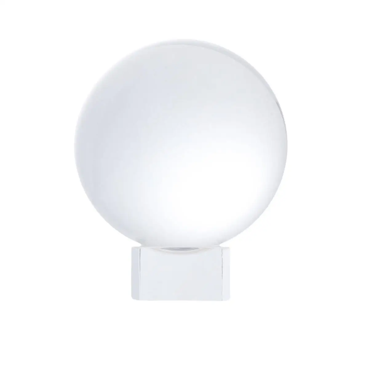 

Transparent Crystal Ball Display Glass Ball Ornament for Decoration Transparent Ball Base and Box