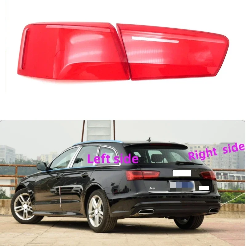 

For AUDI A6 C7 2016 2017 2018 Rear Taillight Shell Brake Lights Shell Replacement Auto Rear Shell Cover