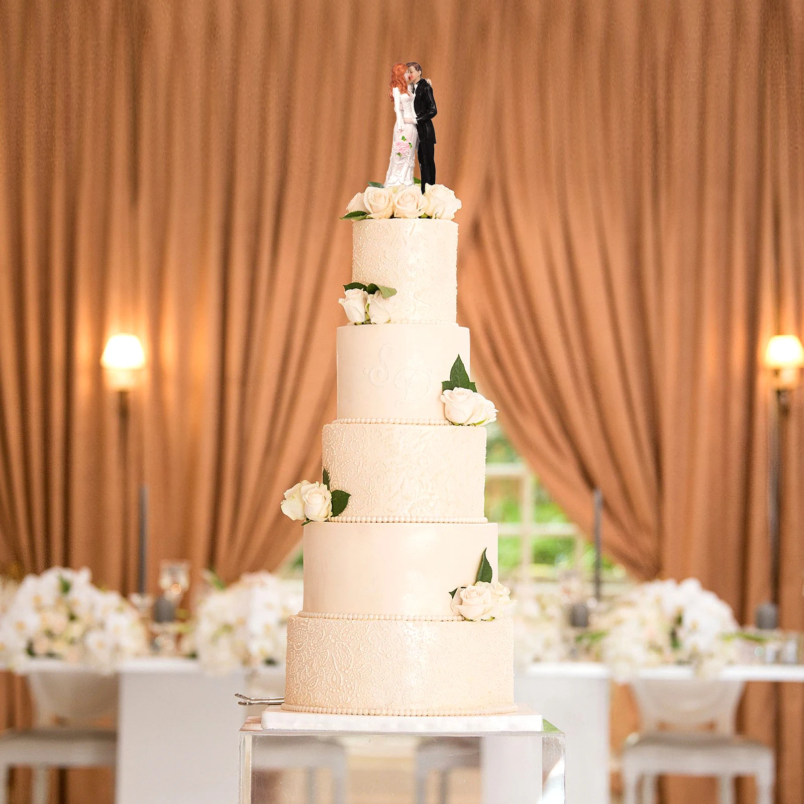 

Wedding Couple Figurines Resin Bride Groom Statue Car Dashboard Decoration Valentine Gift For Married Couples Home Office