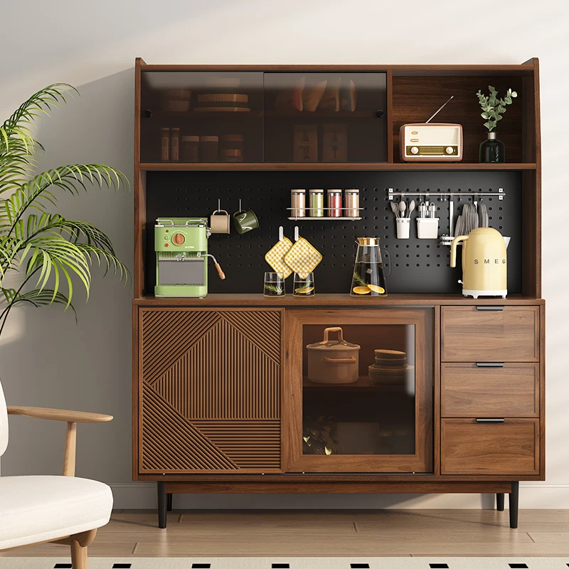 Retro Wood Living Room Cabinets Behind Sofa Luxury Drawers Storage Living Room Cabinets Modern French Vitrine Furniture Home