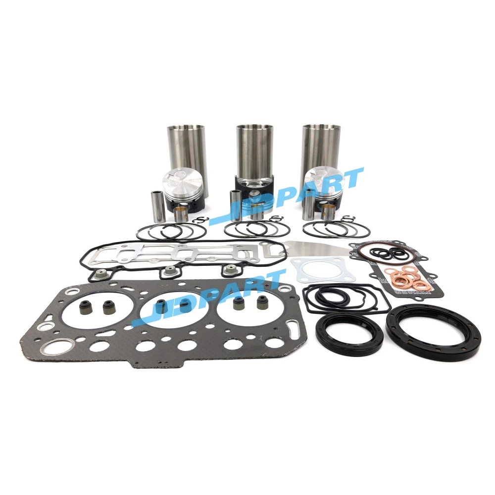 3TNV70 Cylinder Liner Kit With Gasket Set For Yanmar Excavator Engine Parts