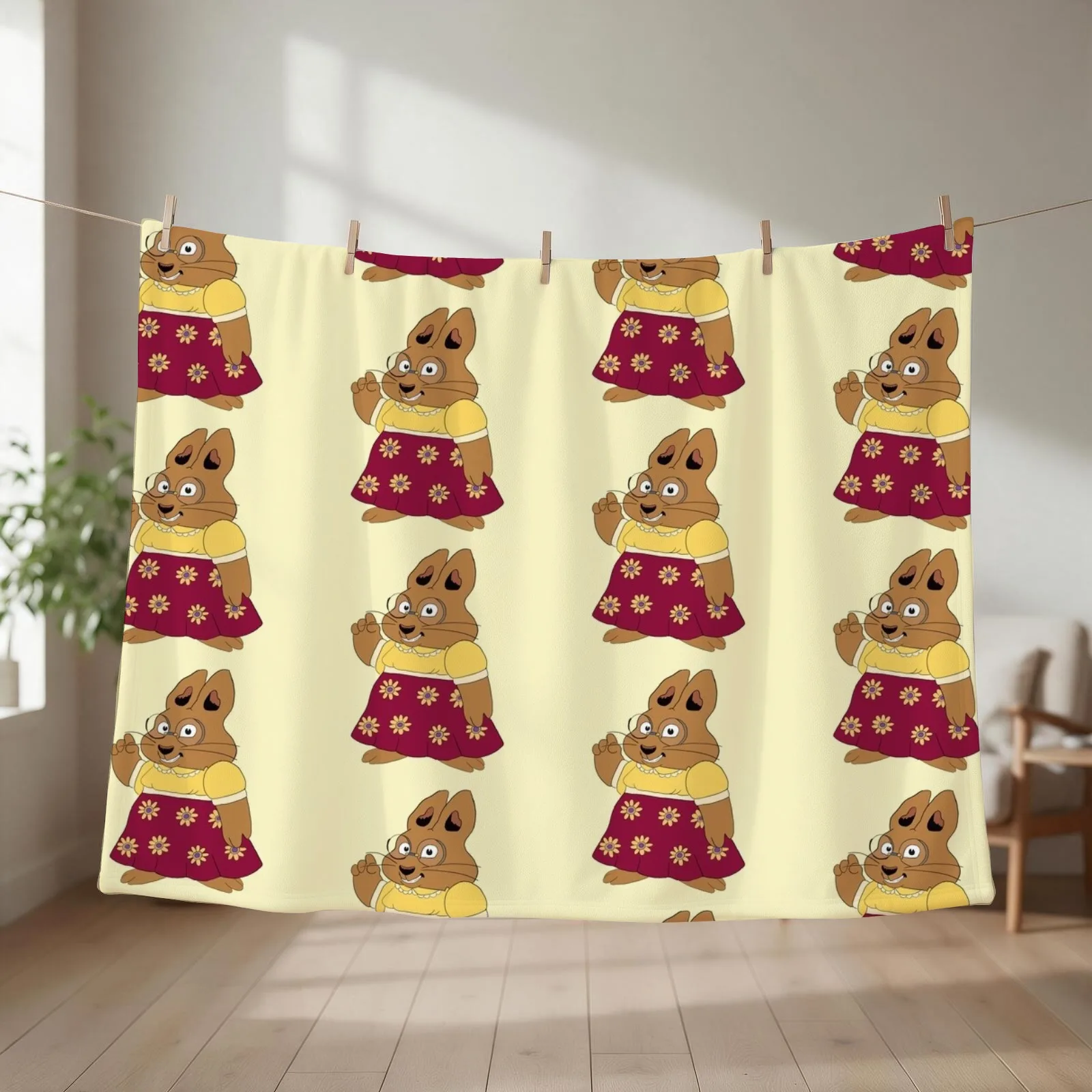 Valerie Throw Blanket Hairys Plaid on the sofa Luxury Designer Decorative Sofas Blankets