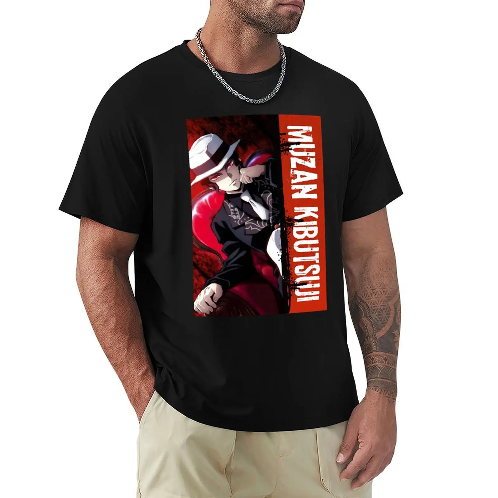 

Muzan Kibutsuji Demon Slayer T-Shirt rapper graphic tees kawaii clothes cotton t shirt men
