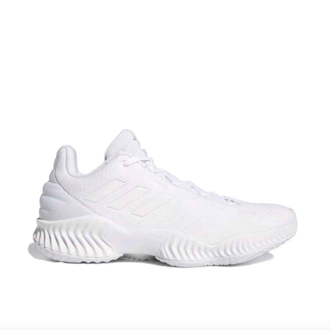 

Adidas Pro Bounce 2018, низкие мужские кроссовки, ударопрочные, износостойкие баскетбольные кроссовки, белые