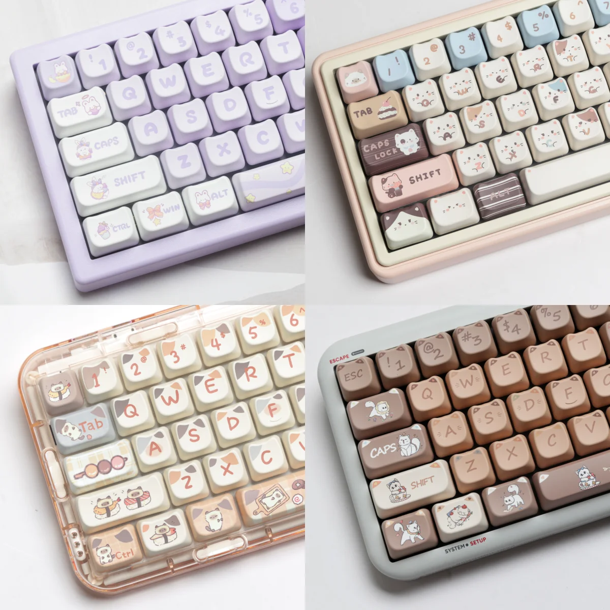 PFK MAO โปรไฟล์ PBT Keycaps Dye-Sublimated Legends Keycap ชุดสําหรับ Mx Cherry Gateron สวิทช์คีย์บอร์ด DIY ชุด