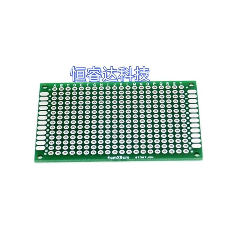 Free shipping 100pcs/lost PCB 4x6cm 4*6 cm Double Side Prototype PCB Diy Universal Printed Circuit Board
