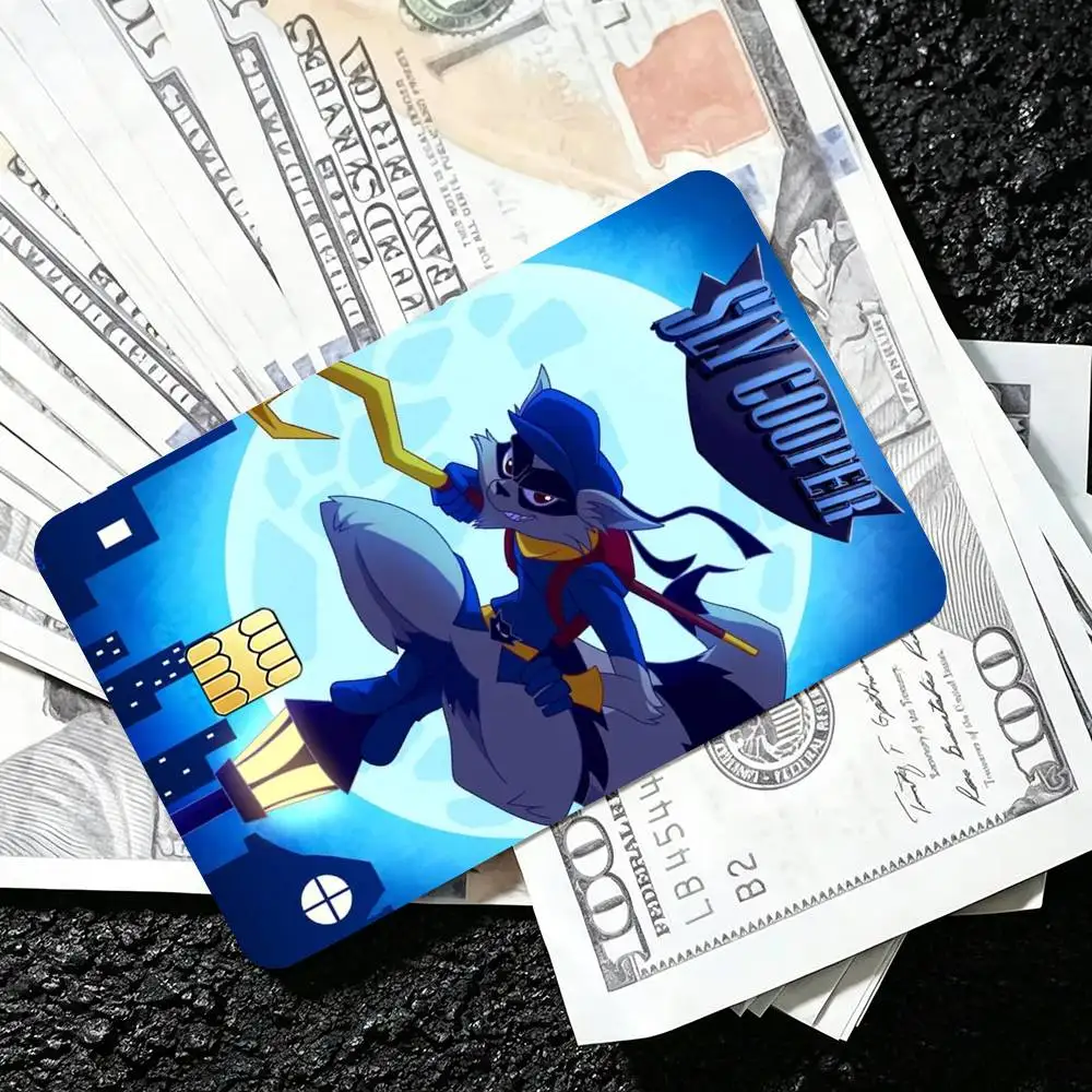 Sly Cooper Bentley Credit Card HD Stickers Premium matte film effectively prevents fingerprints and daily abrasion.