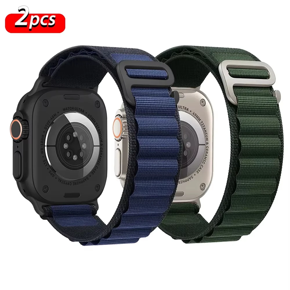 Alpine Loop voor Apple Watch Ultra 3 2 Band 49mm 44mm 40mm 41mm 45mm 42mm 46mm Armband Correa iWatch Series 9 8 7 SE 10 11 Band