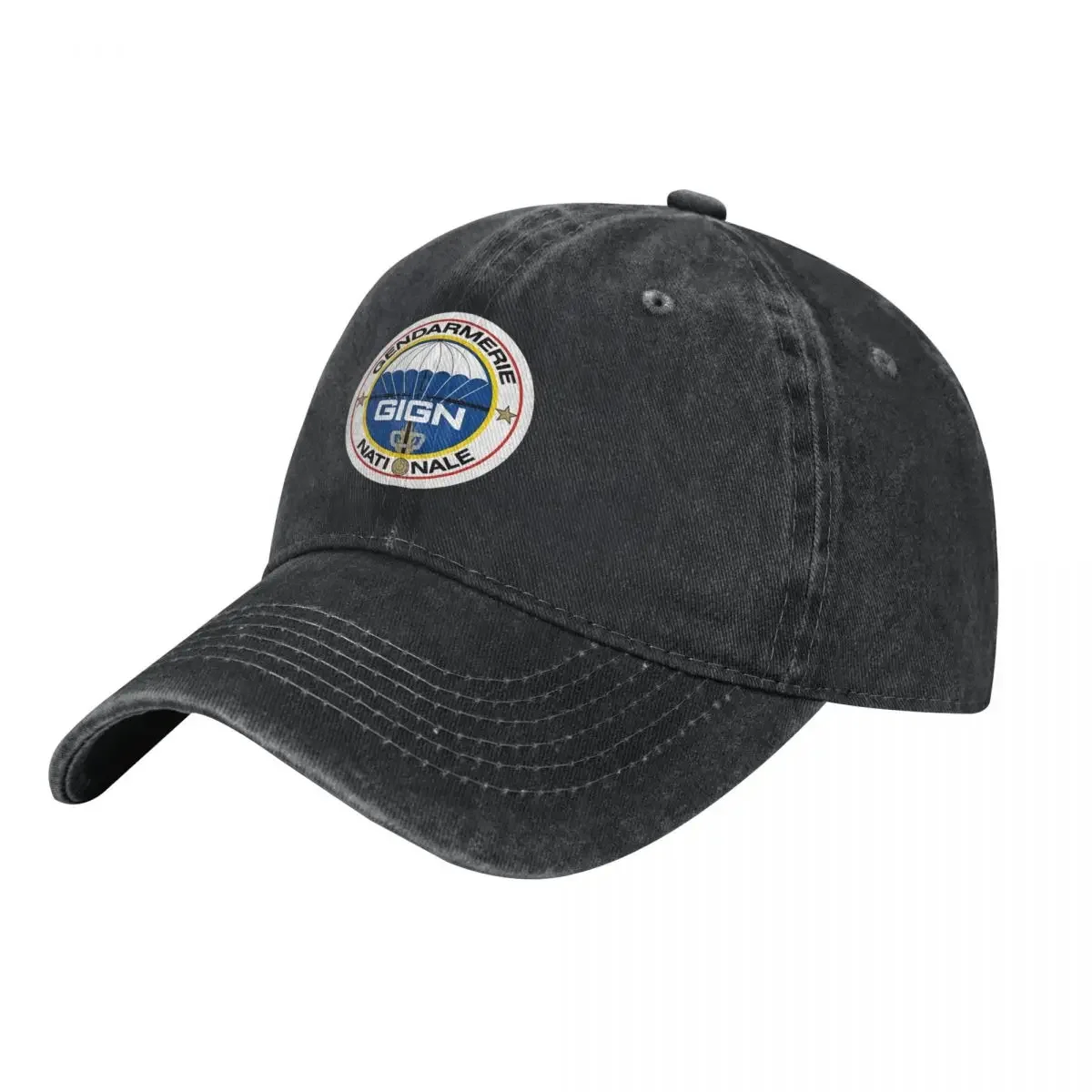 GIGN French Counter-Terrorism demin Trucker Hat Lightweight Caps Men Cap Man Summer