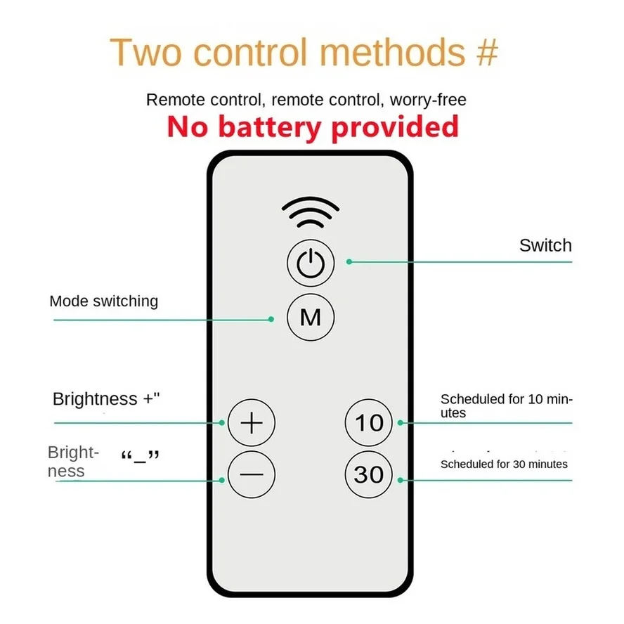 HZZKZZ-Lámpara de noche LED con 18 LEDs, luz nocturna táctil con pegatina adhesiva, lámpara de pared, círculo cargado por USB, lámpara de noche de atenuación portátil