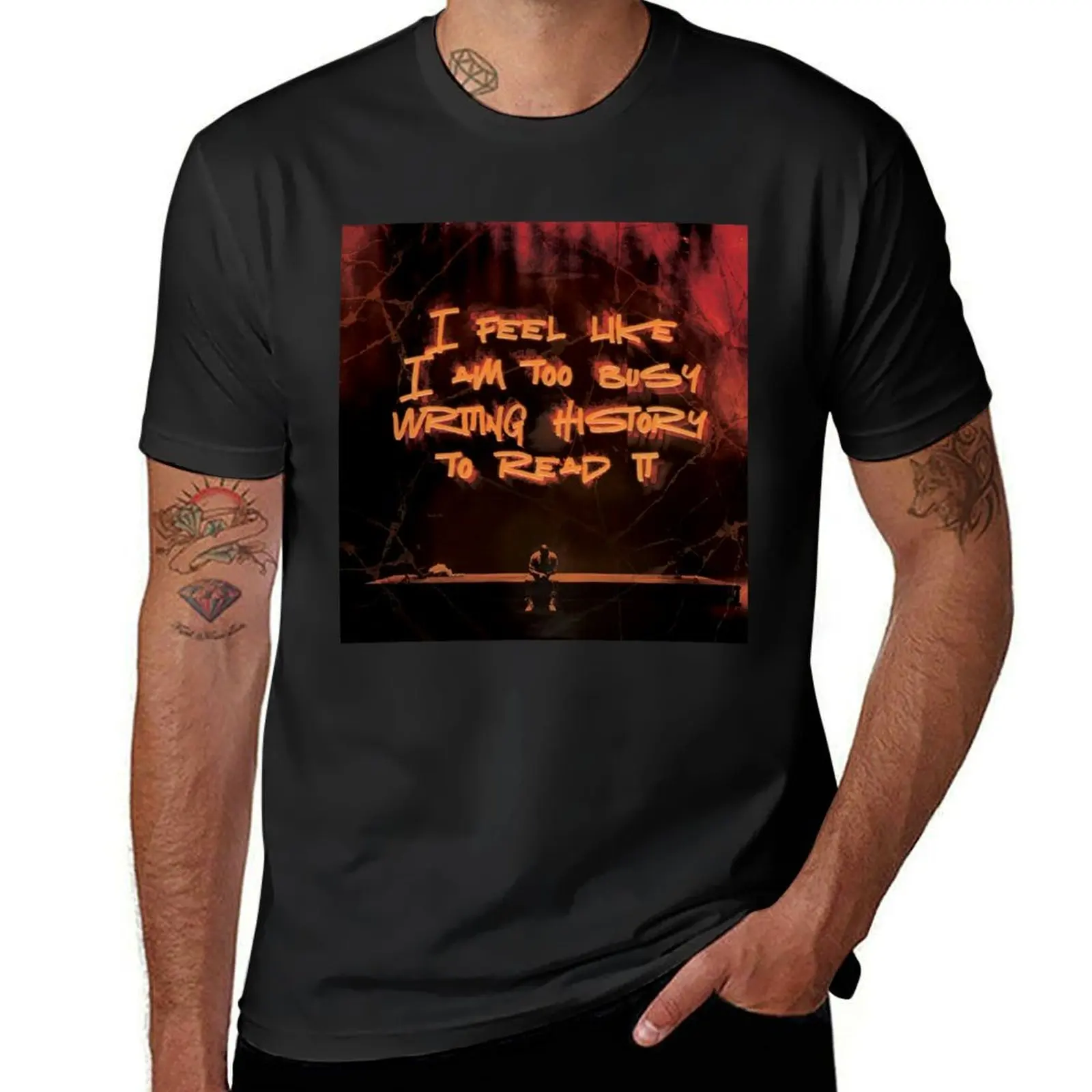 Kanye West's iconic performance Quote Valentine's Gift T-Shirt oversizeds hippie clothes vintage fitted t shirts for men