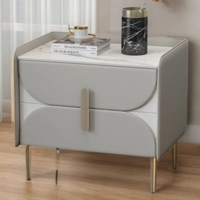 Acrylic Bedside Small Cute Storage Locker Headboard Designer Narrow Cabinet Coffee Mesas Nordic Furniture Bedroom Wood Living