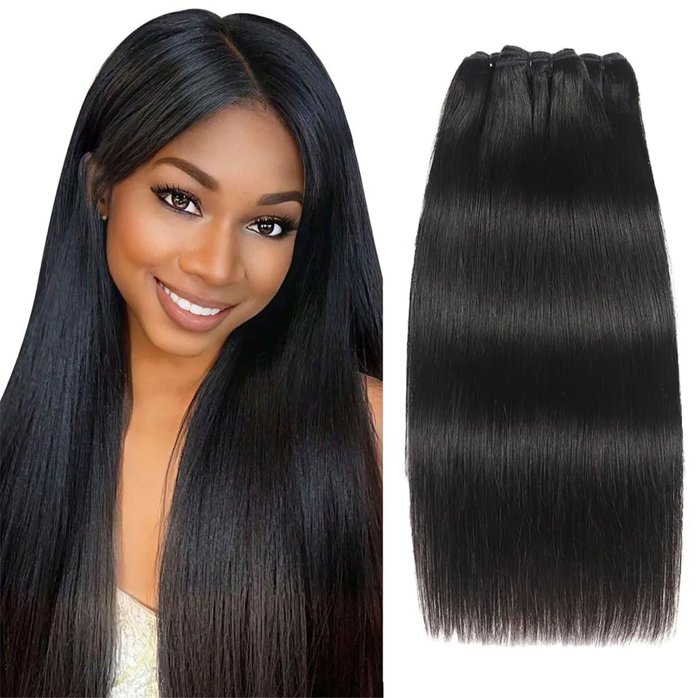 

10-26 Inches Clip In Extensions Human Hair Clip In Natural Thick Straight Hair Extensions Seamless Skin Weft Clip-on Hair Pieces