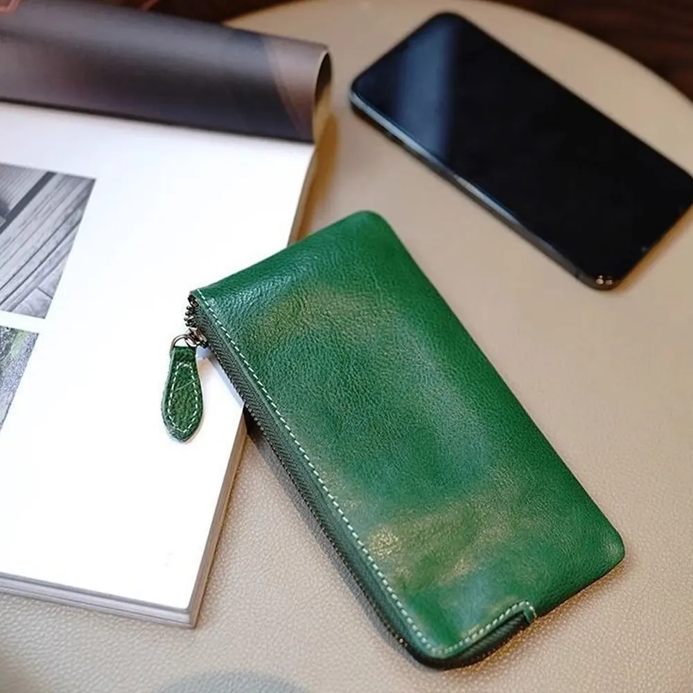 Portable Wallet for Women 2026 New Model One-Piece Thin Long Wallet Bag for Men Cash Storage Coin Purse