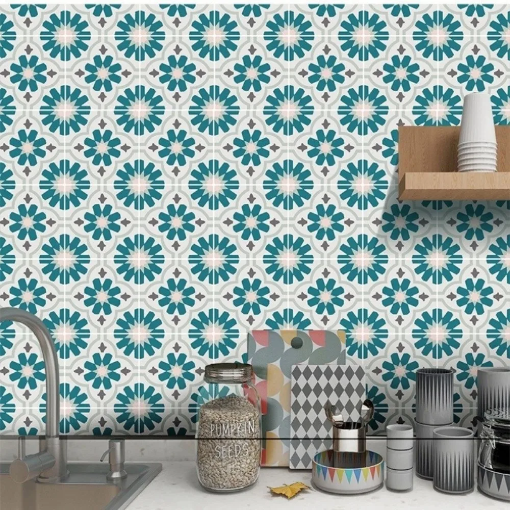Self-adhesive 3D Wall Tile Fish Scale PVC Wall Sticker Mold Resistant Waterproof Kitchen Backsplash For Kitchen Bathroom