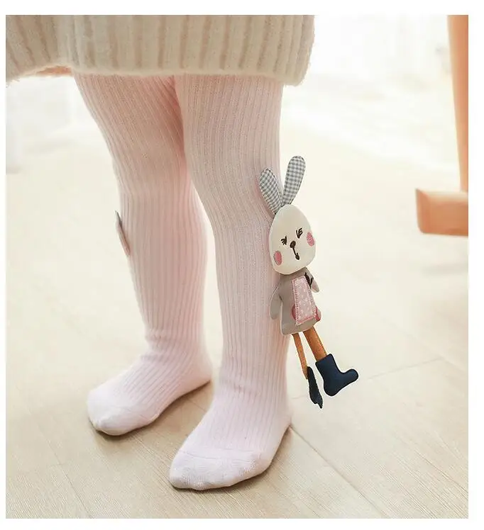 Warm Rabbit Girls Tights Newborn Baby Tights Princess Girls Pantyhose Kids Children Clothing 0-8 Years