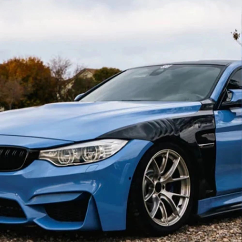 For  M3 F80 4D Sedan Saloon 2014-18 KZ Style Vented Fiberglass Front Fender