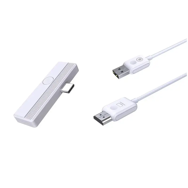 FFYY-Wireless USB C To -Compatible Display Adapter Screen Mirror Cast Extend For Laptop Smart Phone To TV Projector
