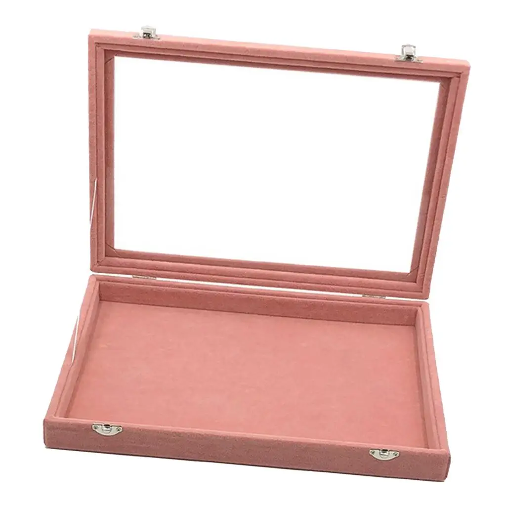 قلادة القرط عرض المجوهرات المنظم صندوق صينية عرض حامل كبير 1 #4